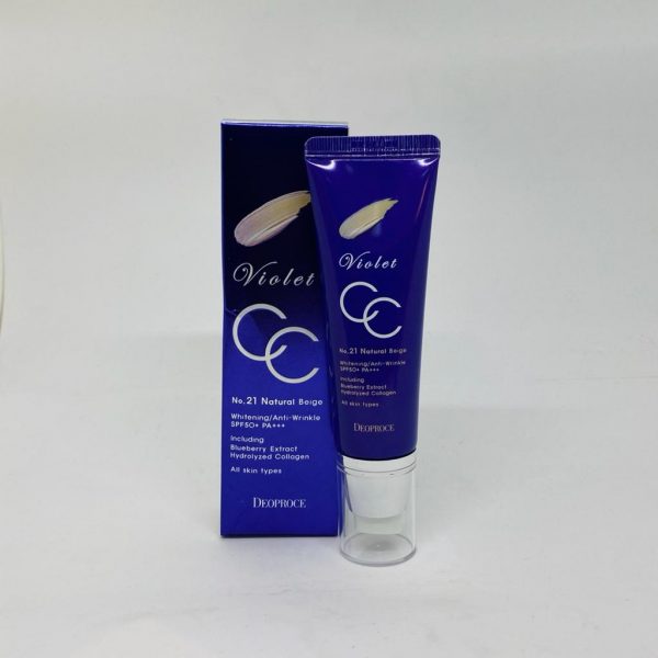 Deoproce Violet CC Cream No.21 (Natural Beige) 50g